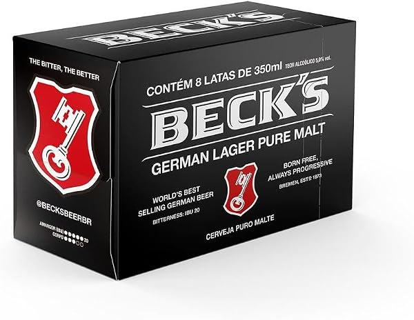 Pack Cerveja Beck's Lata Sleek
